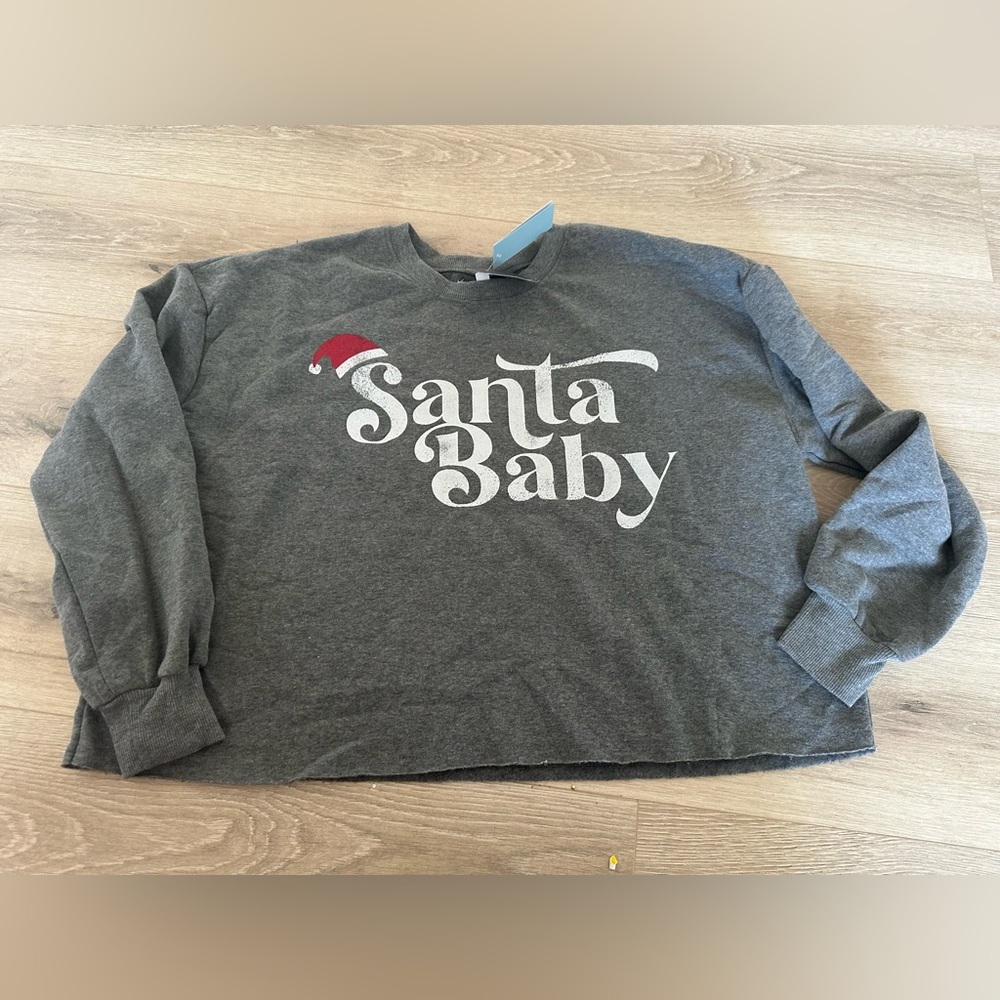 New Grayson threads Santa Baby- christmas crewneck